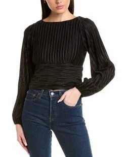 Best Pirce โจ women BOTANIK STUDIO Accordion Pleated Top ๐
