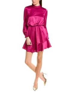 Flash Sale 🧨 women BOTANIK STUDIO Satin Blouson 👗 Dress ⌛