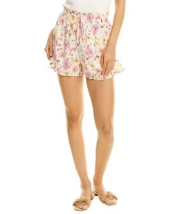 Wholesale 🔔 women Botanik Studio High-Waist Linen-Blend Short 😉