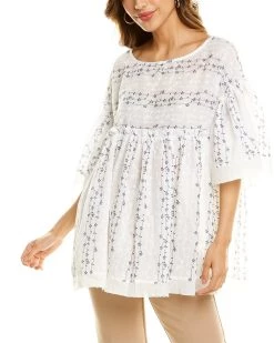 New 🎉 women Botanik Studio Embroidered Top 🥰