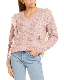 Best deal 👍 women Botanik Studio Multi-Stitch Sweater ⌛