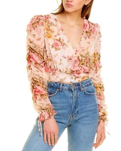 Budget ๐ women DESTINAIRE Surplice Top ๐ฅฐ